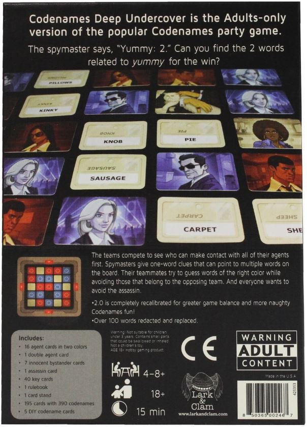 CodeNames : Deep Undercover V2.0